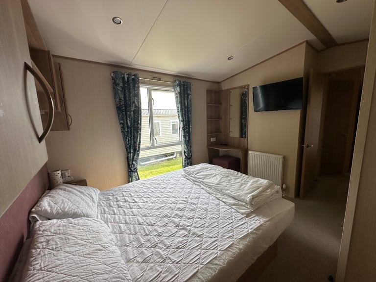 ABI Sunningdale 2014 two bed static caravan for sale sited on Haven Perran Sands