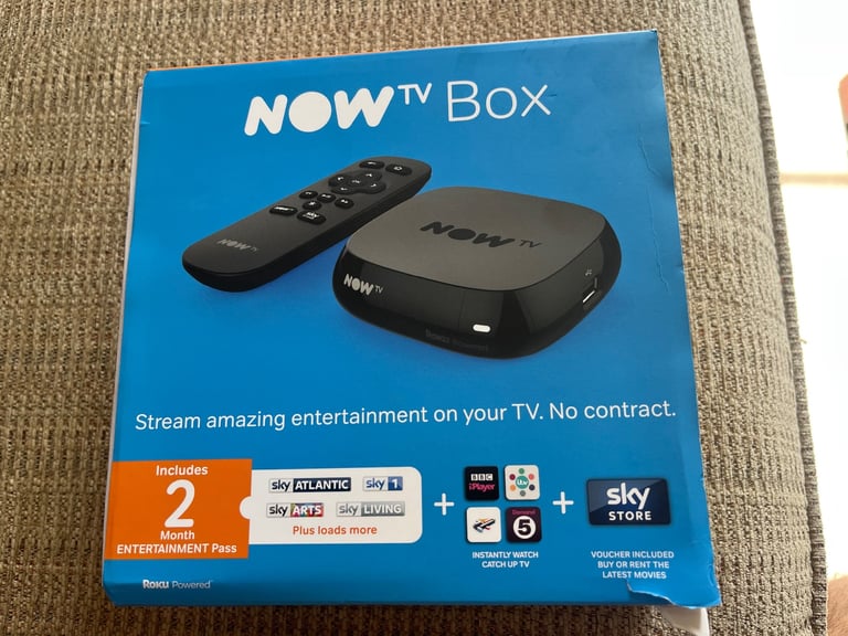 Now Tv Box powered by Roku