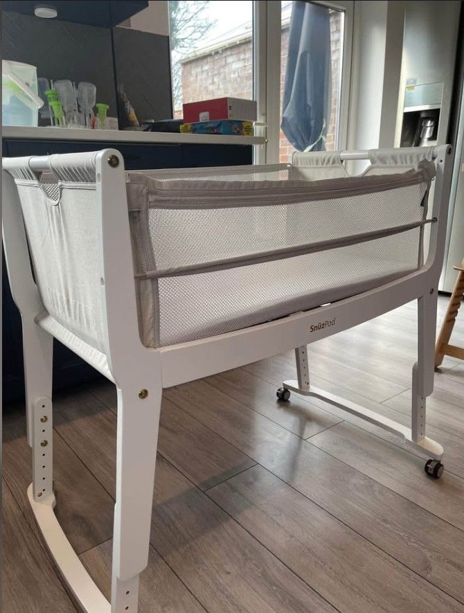 Snuz Baby bed side crib\cot, excellent condition, flat packed and ready for collection
