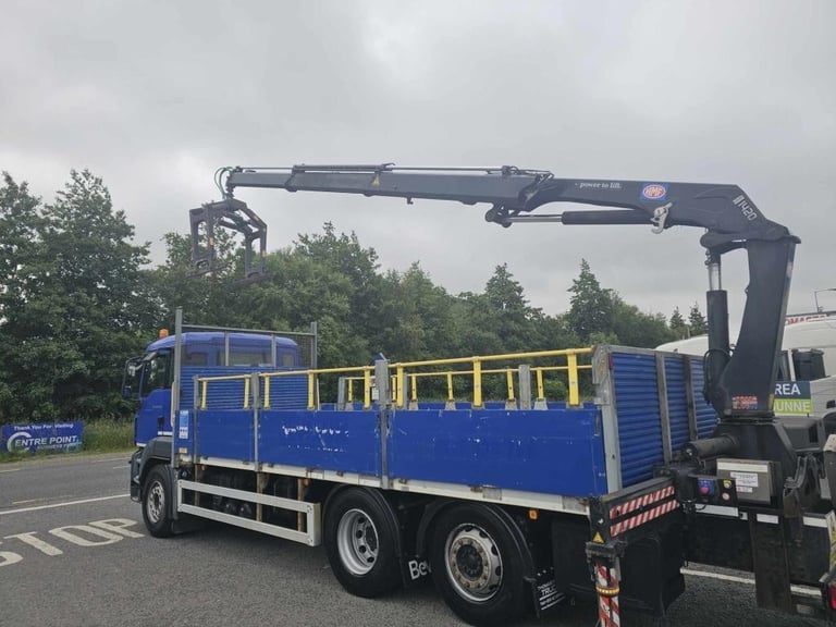 2017 MAN TGS 26.360 6X2 DROPSIDE 20ft Flat
