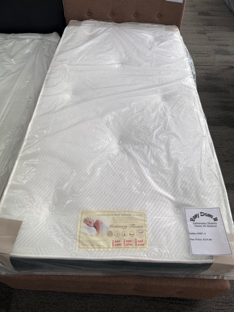 Ambassador 3ft Single Memory Master Mattress 