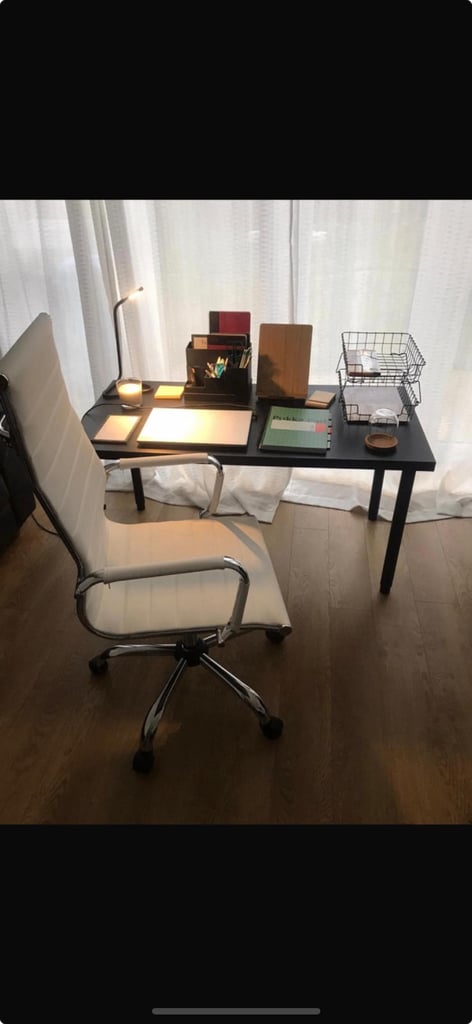 image for Desk & swivel chair office  immaculate 