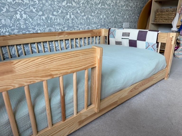 Gorgeous Tree Tale Single Montessori Kids Floor Beds - Wooden pine frame