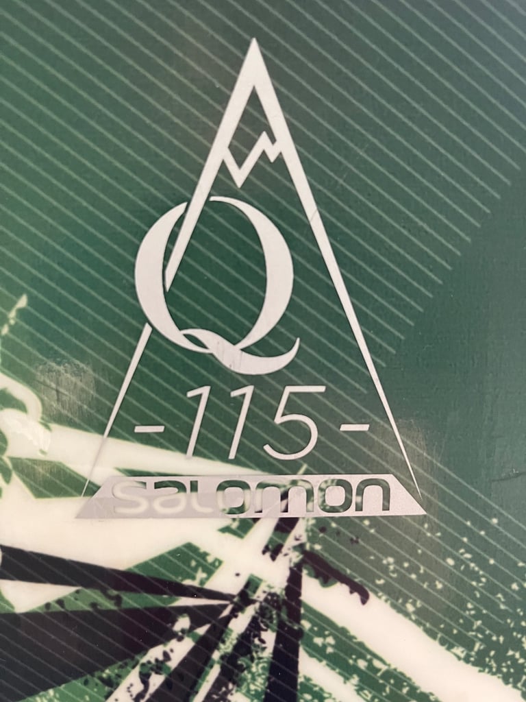 image for Salomon Q115 188cm powder ski with Rossignol bindings