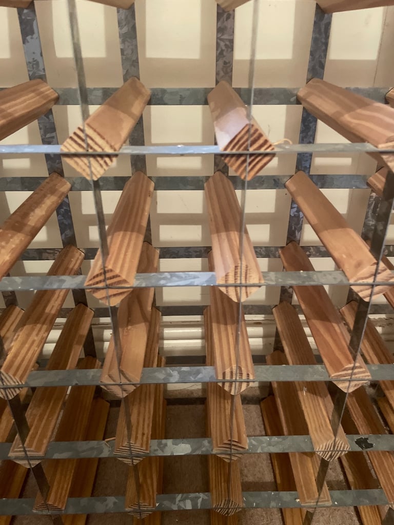 Wine rack - holds 72 bottles