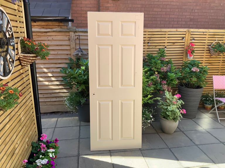 MOULDED 6 PANEL HOLLOW CORE INTERNAL DOOR.👍