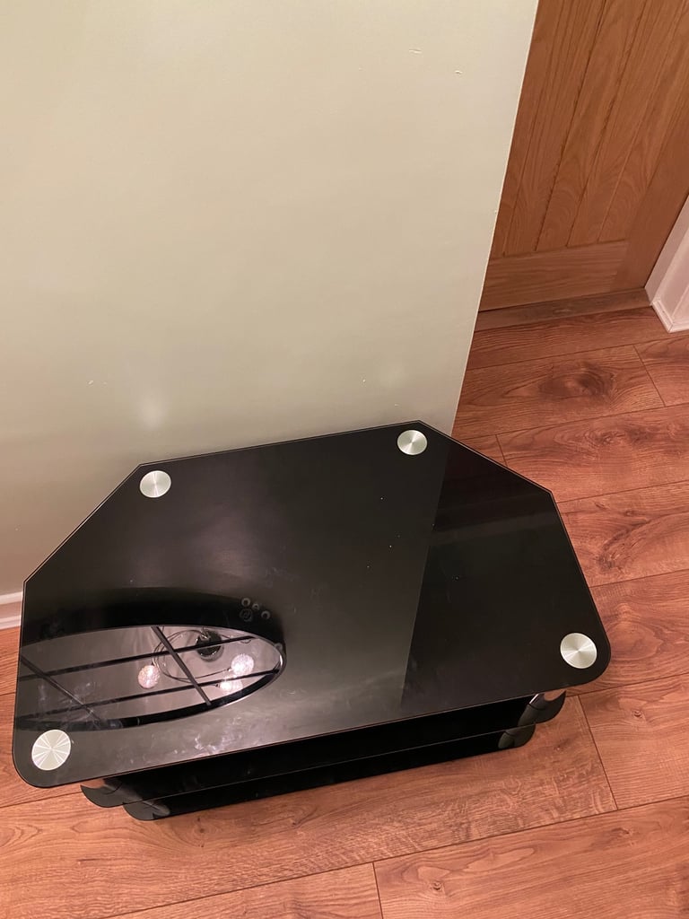 image for Glass tv stand