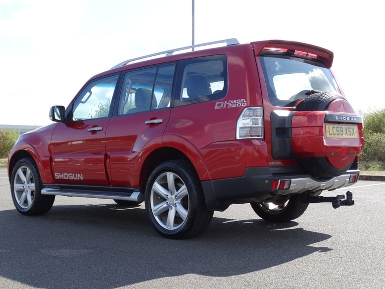 2009 MITSUBISHI SHOGUN 3.2 DIESEL DIAMOND DI-D LWB 7 SEATS AUTO 4WD TOW BAR RED