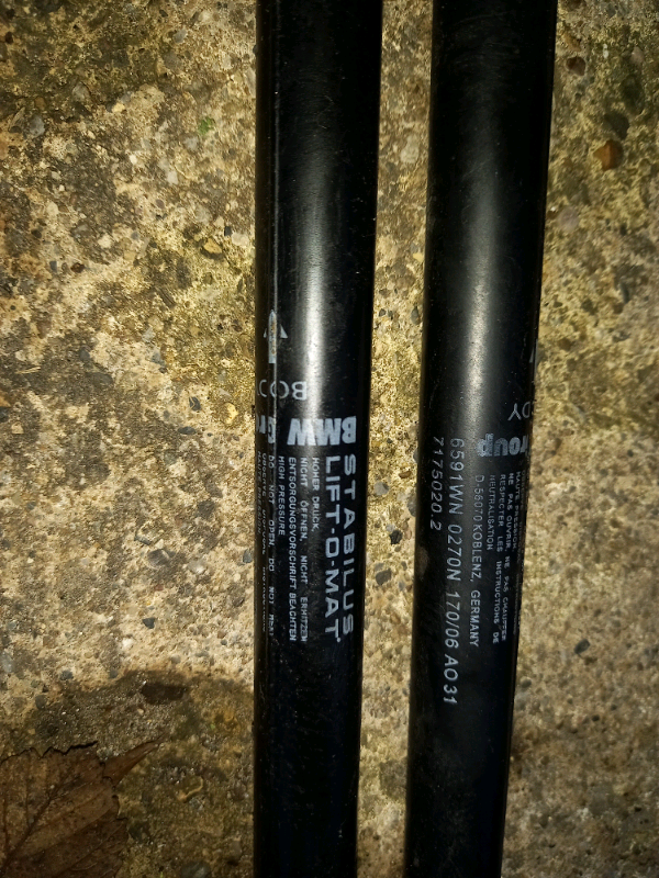 Mini Cooper R50 2006 bonnet struts
