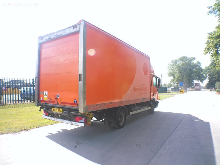 2009 MAN TGL manual 18 ft box tailift 8.1 mtr long mot 11/24