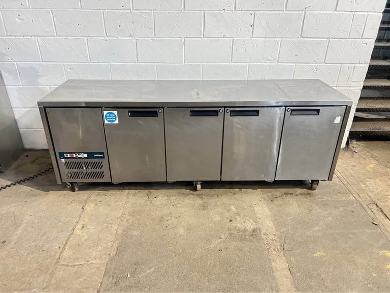 Commercial Williams 4 Door Undercounter Fridge for Sale