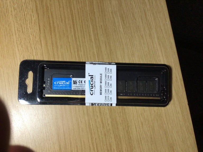 Crucial DDR4 16 gig 3200 mhz module