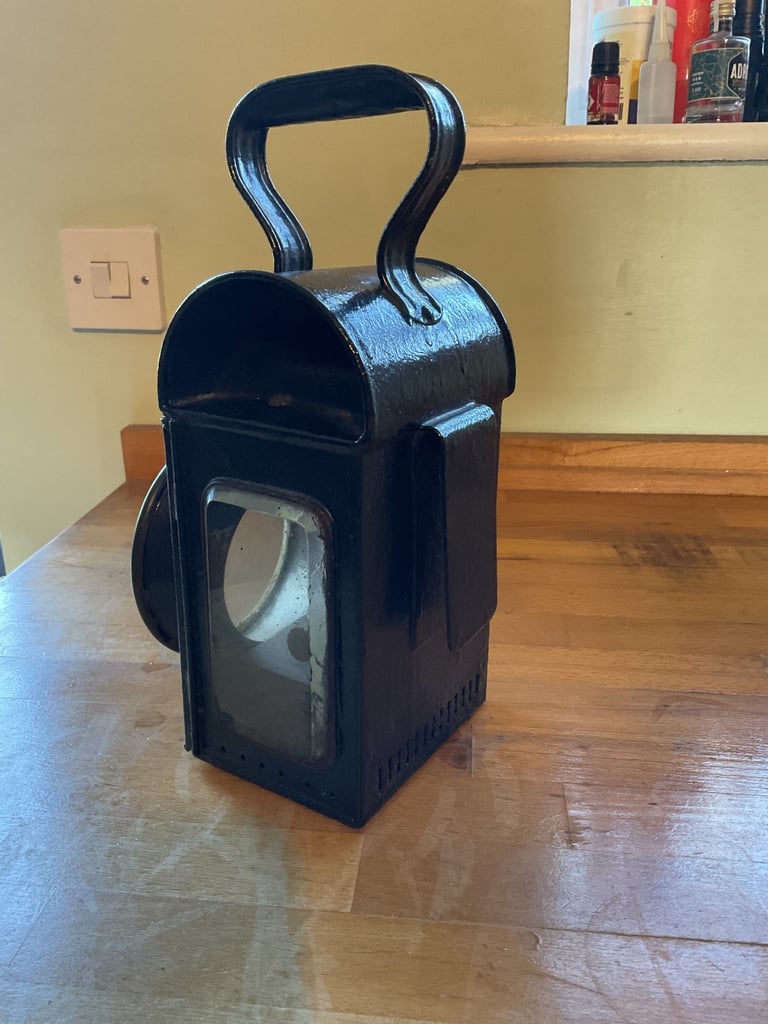 Old railway lamp