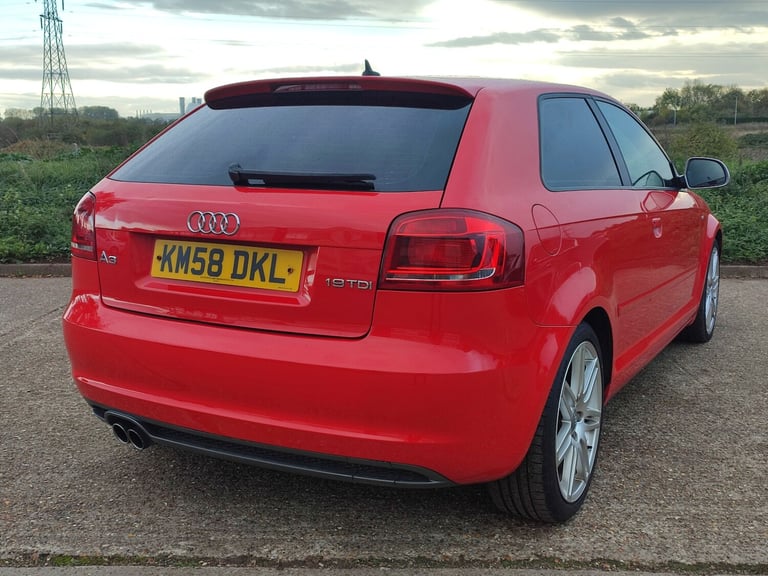 2008 Audi A3 1.9 TDI S Line 3dr HATCHBACK Diesel Manual