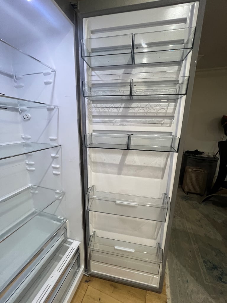AEG tall digital upright fridge double 