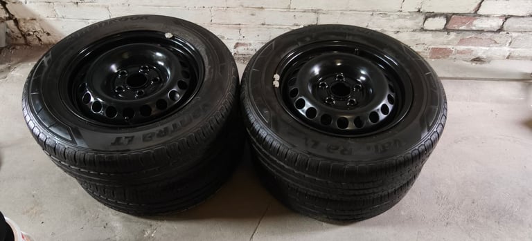 VW T5 steel wheels