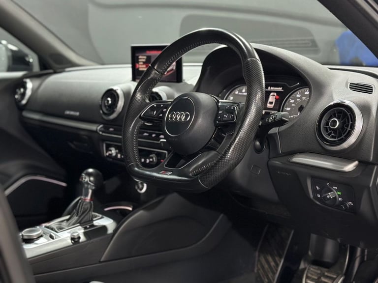 2017 17 AUDI S3 2.0 TFSI BLACK EDITION SALOON 4DR PETROL S TRONIC QUATTRO EURO 6