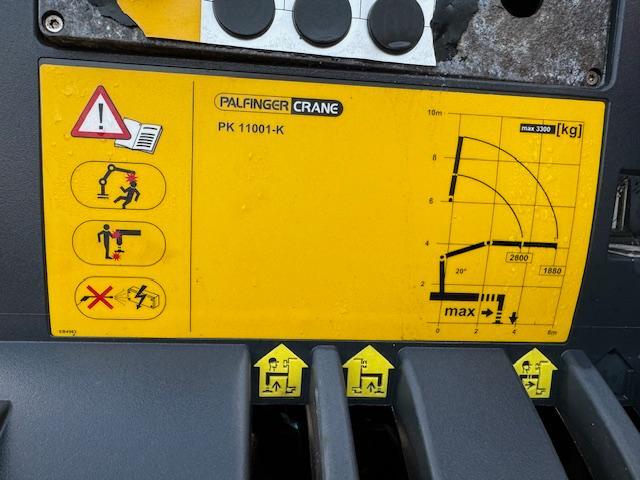 2014 14 DAF LF 250 Euro 6 18ft6 drop side Palfinger PK11001 crane & block grab 