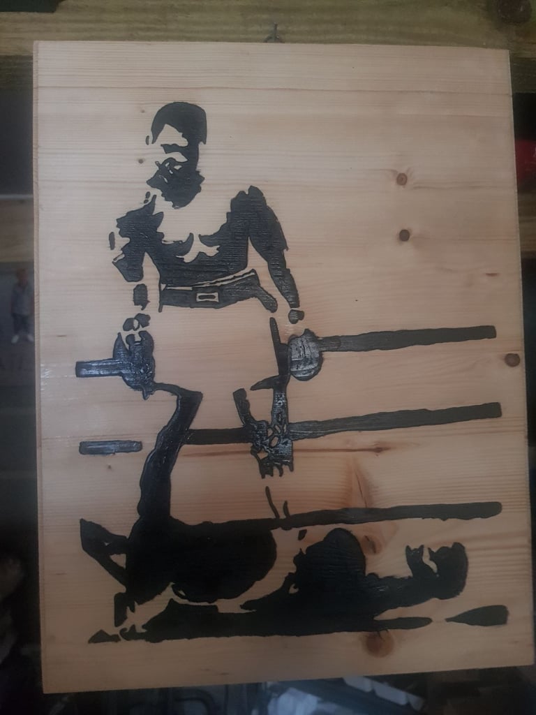 image for Mohamed Ali Silhouette Art