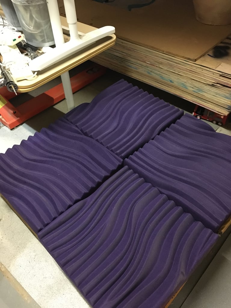 image for ****£80****60cm x60cm Acoustic Hard wear Hard Wall Panel Purple in colour