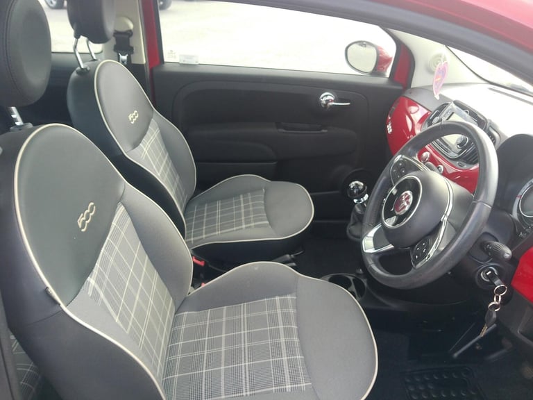 2019 Fiat 500 1.2 Lounge Euro 6 (s/s) 3dr HATCHBACK Petrol Manual