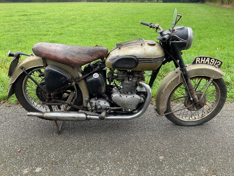 image for TRIUMPH T100 RIGID 1952 1 OWNER UNRESTORED AND RUNNING
