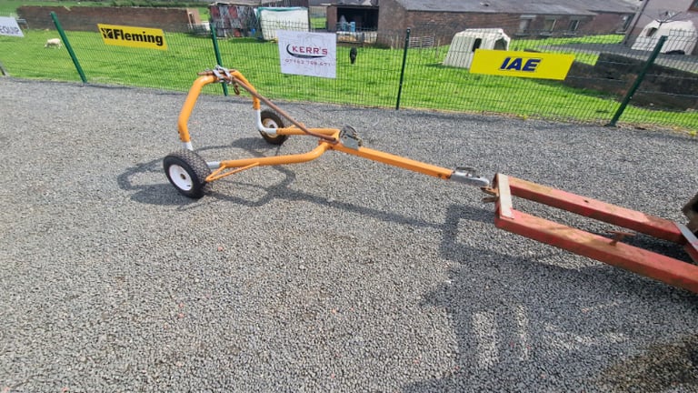 Quad atv tractor log tree hauler trailer with winch 
