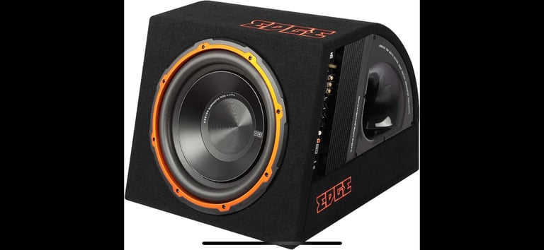  12in edge subwoofer with built in amp 900watts