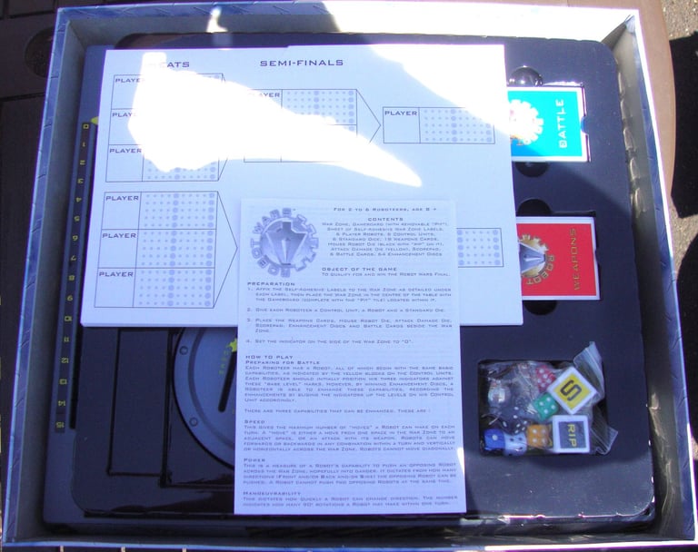 Original Robot Wars - THE GAME - Let The Wars Begin - TWO GAMES