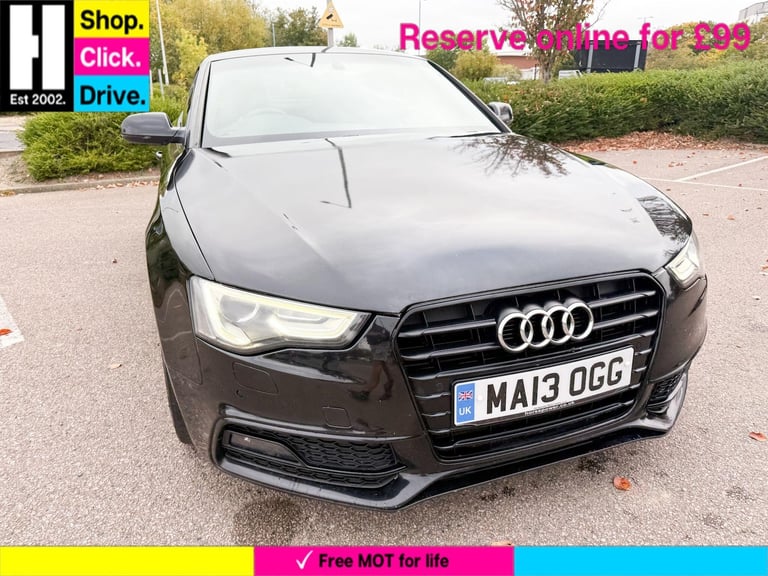 2013 Audi A5 2.0 TDI Black Edition Coupe 2dr Diesel Manual Euro 5 (s/s) (177 ps) COUPE Diesel Manual