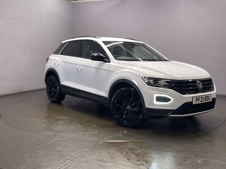 2021 21 VOLKSWAGEN T-ROC 1.0 TSI BLACK EDITION SUV 5DR PETROL MANUAL EURO 6 (S/S