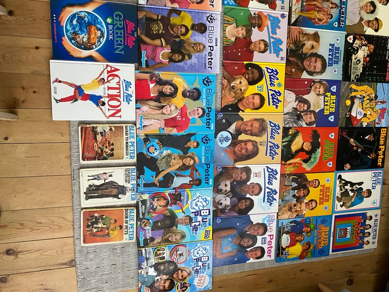 Complete set of 40 Blue Peter Annuals