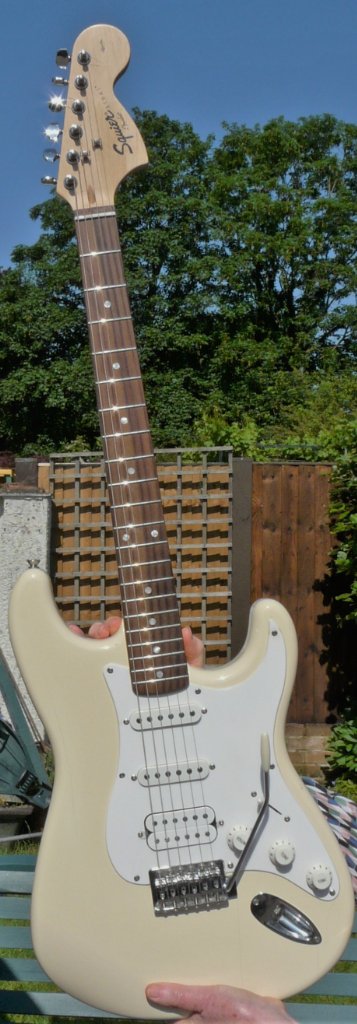 Squire Stratocaster - built from parts.