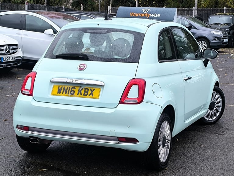2016 Fiat 500 1.2 Petrol Manual Lounge Sunroof 3dr Euro 6 Road Tax 20  ULEZ Free HATCHBACK Petrol...
