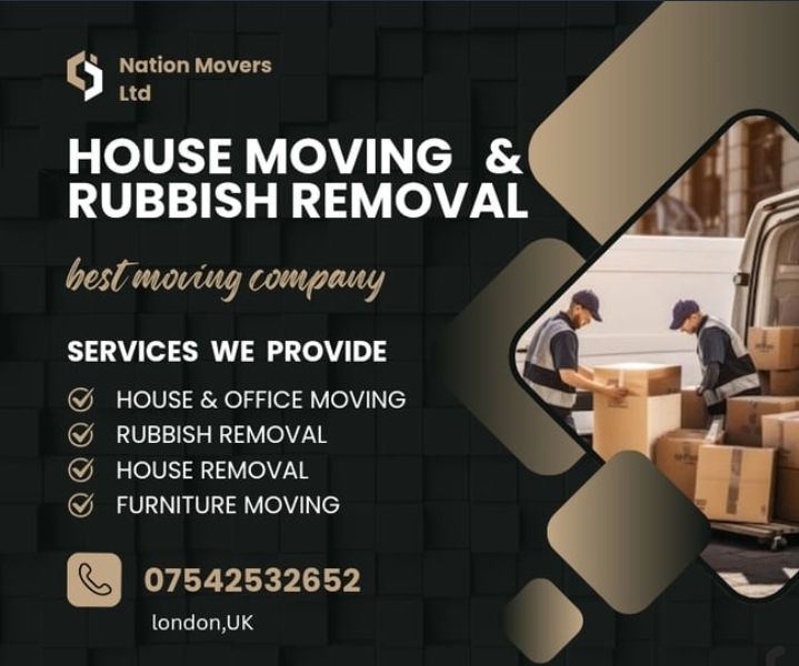 24/7 man and van hire house office move piano furniture move rubbish removals 