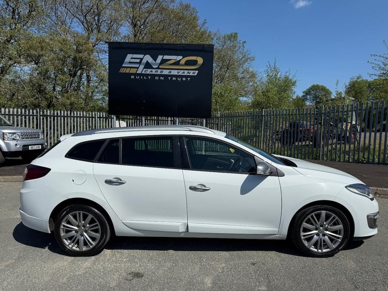 2014 14 REG RENAULT MEGANE GT LINE TOMTOM DCI 1.5 DIESEL WHITE ESTATE