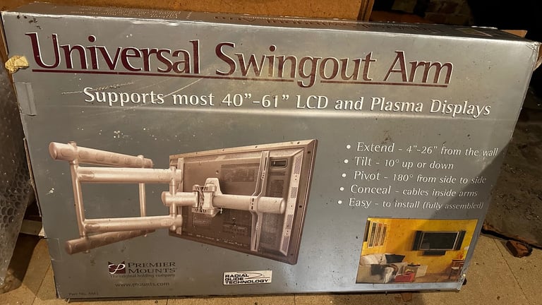 image for Premier mount AM3 universal TV swing out arm