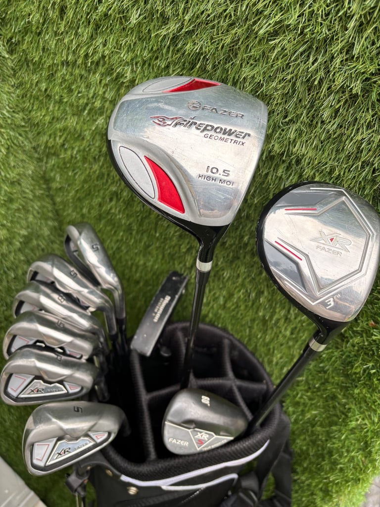 Fazer XR Golf Set – 5,6,8,9,PW + 60° Wedge + Woods + Putter + Bag
