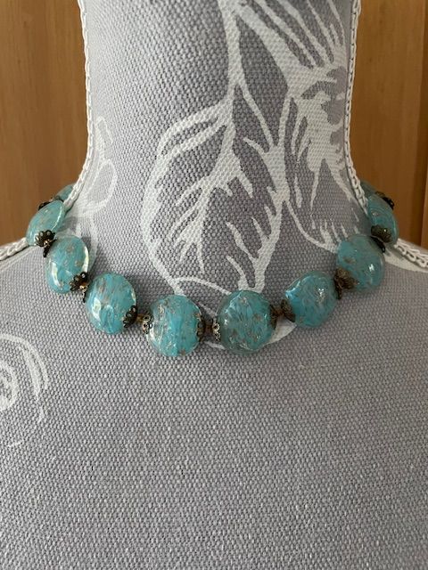 Vintage Glass Beaded Necklace