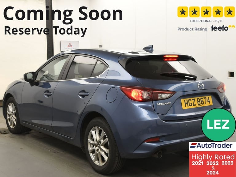 2017 Mazda Mazda3 2.0 SKYACTIV-G SE-L Nav Hatchback 5dr Petrol Manual Euro 6 (s/s) (121 ps) Hatch...