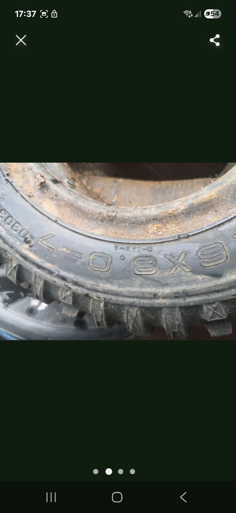 7 inch quad tyre and tube 