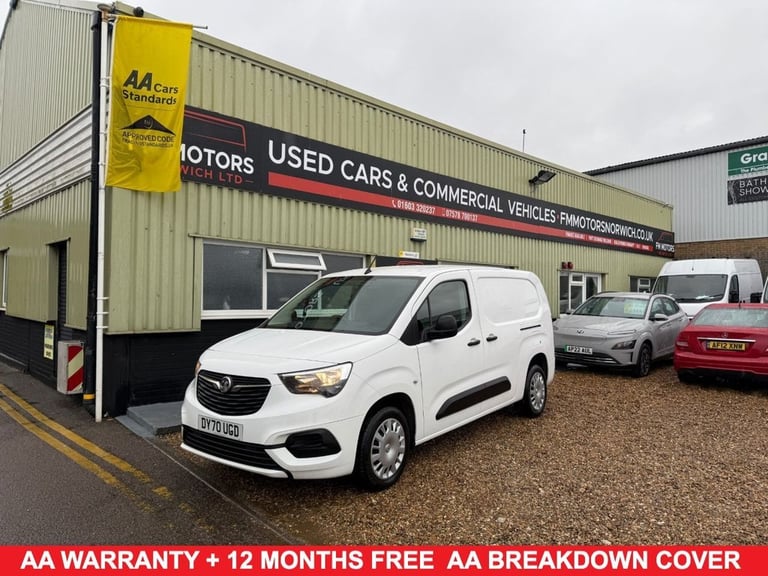 image for 2020 70 VAUXHALL COMBO 1.5 TURBO D 2300 SPORTIVE PANEL VAN 4DR DIESEL MANUAL L2 