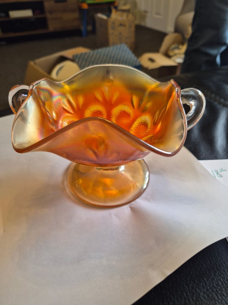 image for Dugan glass marigold bowl