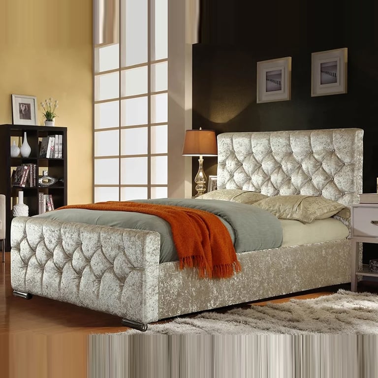 Chesterfield Bed In Double and King Size And Opt Mattress