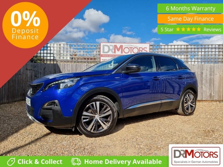 image for 2018 Peugeot 3008 1.6 BlueHDi GT Line SUV 5dr Diesel Manual Euro 6 (s/s) (120 ps) HATCHBACK Diese...