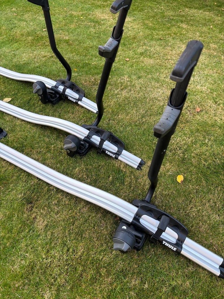 image for 3 x Thule 591 Roof Mount Cycle Carriers