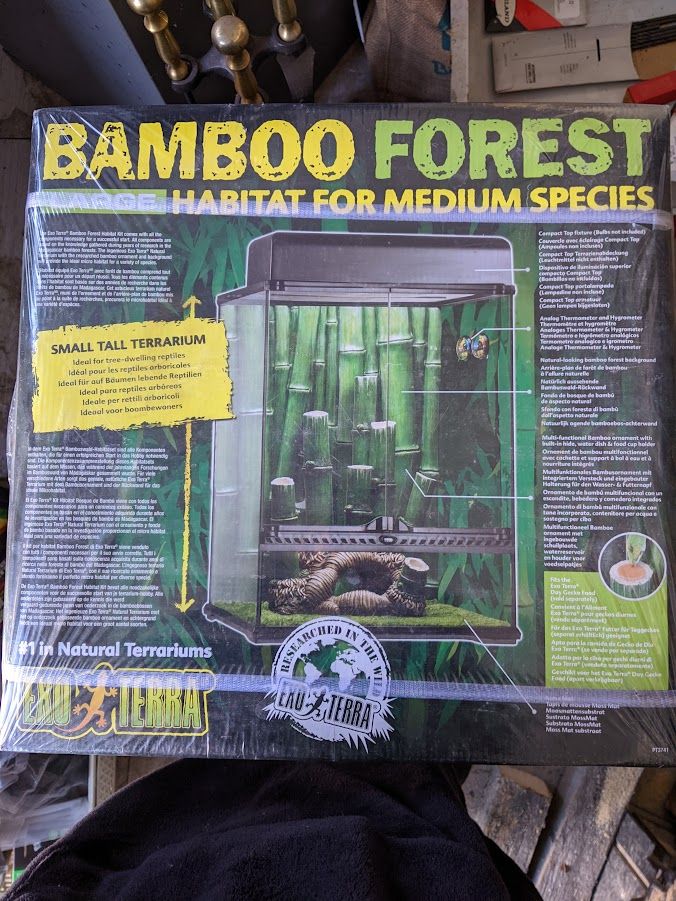 Exo Terra Bamboo Forest large Terrarium/Vivarium 45x45x60cm