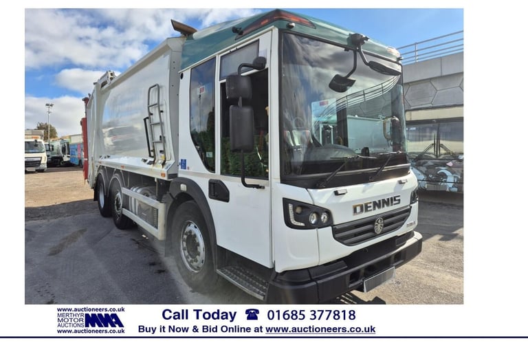 image for 2016 Dennis Elite 6X2 AUTO 26TON MID STEER OLYMPUS BODY REFUSE C/W BIN LIFT (EURO 6) NA Diesel Au...