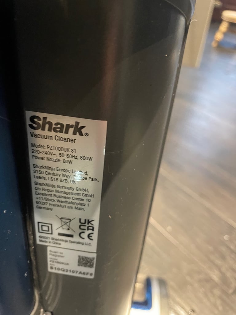 Shark XL Anti Hair Wrap Upright Vacuum PZ1000UK