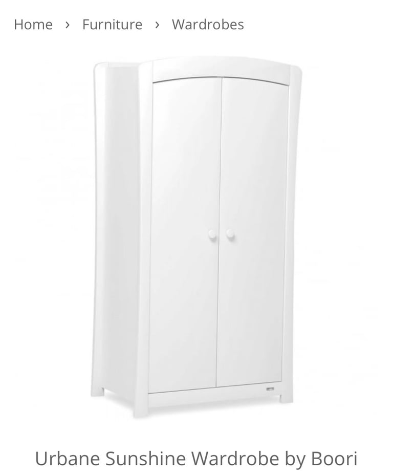 Boori nursery set, cor bed. Changing table, wardrobe. 